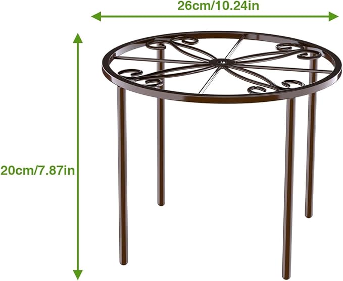 1 PCS Plant Stand, -Heavy Duty Metal Stand Decorates Plants, Anti-Rust Flower - Image 2