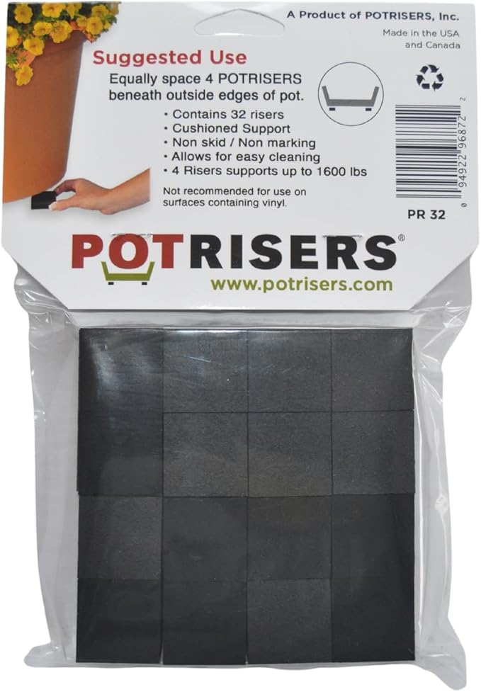 - Invisible Pot Feet to Elevate up to 8 Flower Plant Planters or Statues | - Image 3