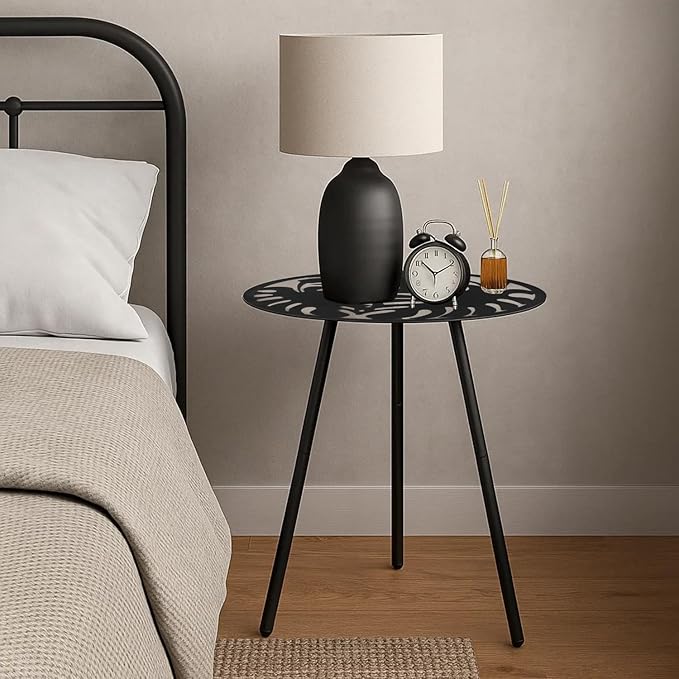 1 Pack Extra-Large Metal Outdoor Side Tables 18 Inches Outside End Table - Image 7