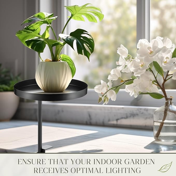 1 Pcs Window Sill Plant Shelf 5.7''D x 12.4''H Adjustable Window Shelf - Image 6