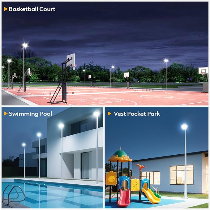 1 Pack LED Flood Lights Outdoor, 100W 10000LM Super Bright Floodlight Outside - Image 7