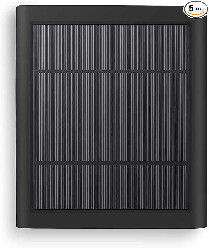 1 Pack 4W Solar Charger for Ring Spotlight & Stick Up Outdoor Cam, High by Paodekua