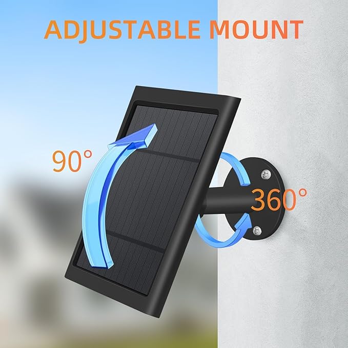 1 Pack 4W Solar Charger for Ring Spotlight & Stick Up Outdoor Cam, High - Image 3