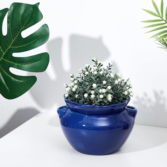 1 Sets African Violet Pots 7.5 Inch Self Watering Pot - Image 5