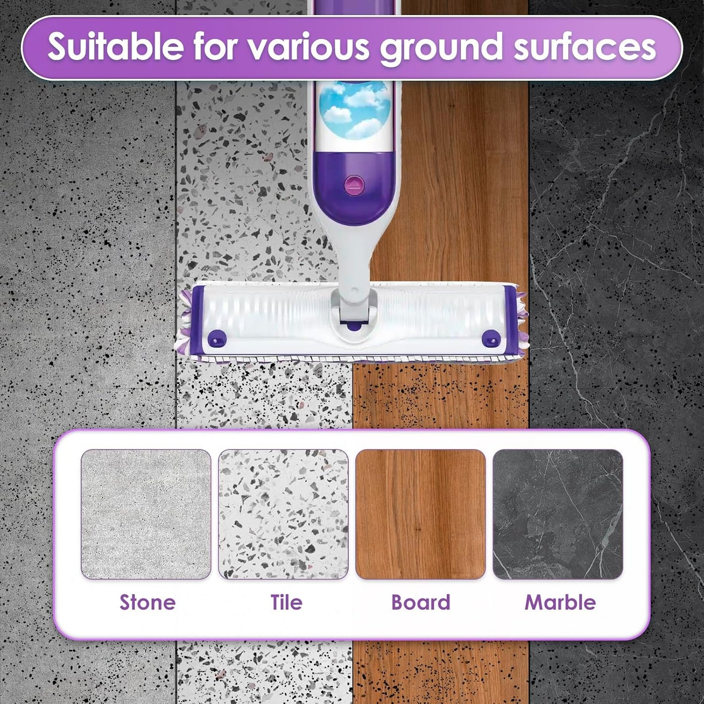 (35 Pack) Replacement Power Mop Pads for Swiffer PowerMop, Disposable PowerMop Mopping Pad Refills Compatible with Swiffer PowerMop, Multi-Surface Mop Pad Refills for Floor Cleaning