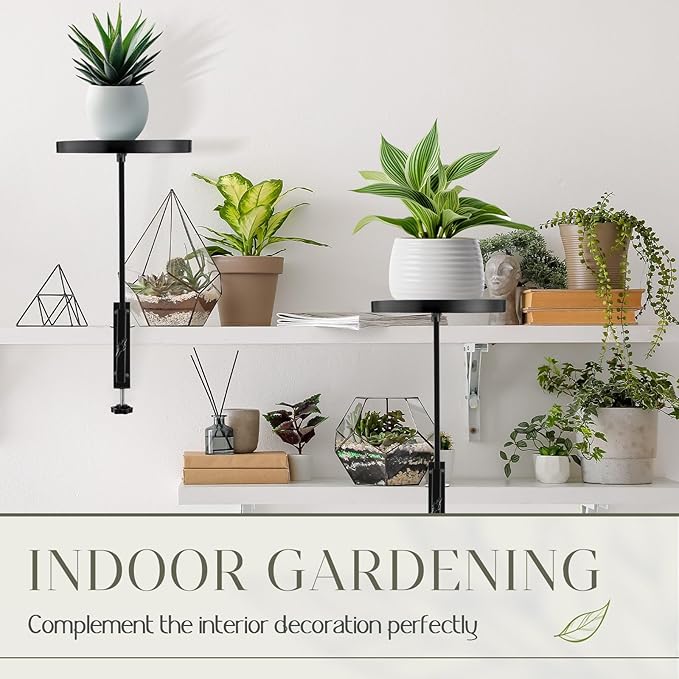 1 Pcs Window Sill Plant Shelf 5.7''D x 12.4''H Adjustable Window Shelf - Image 7